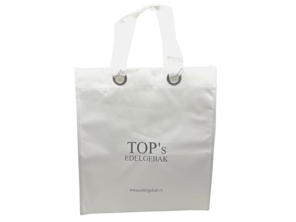 Draagtassen pc-shopper non woven TOP